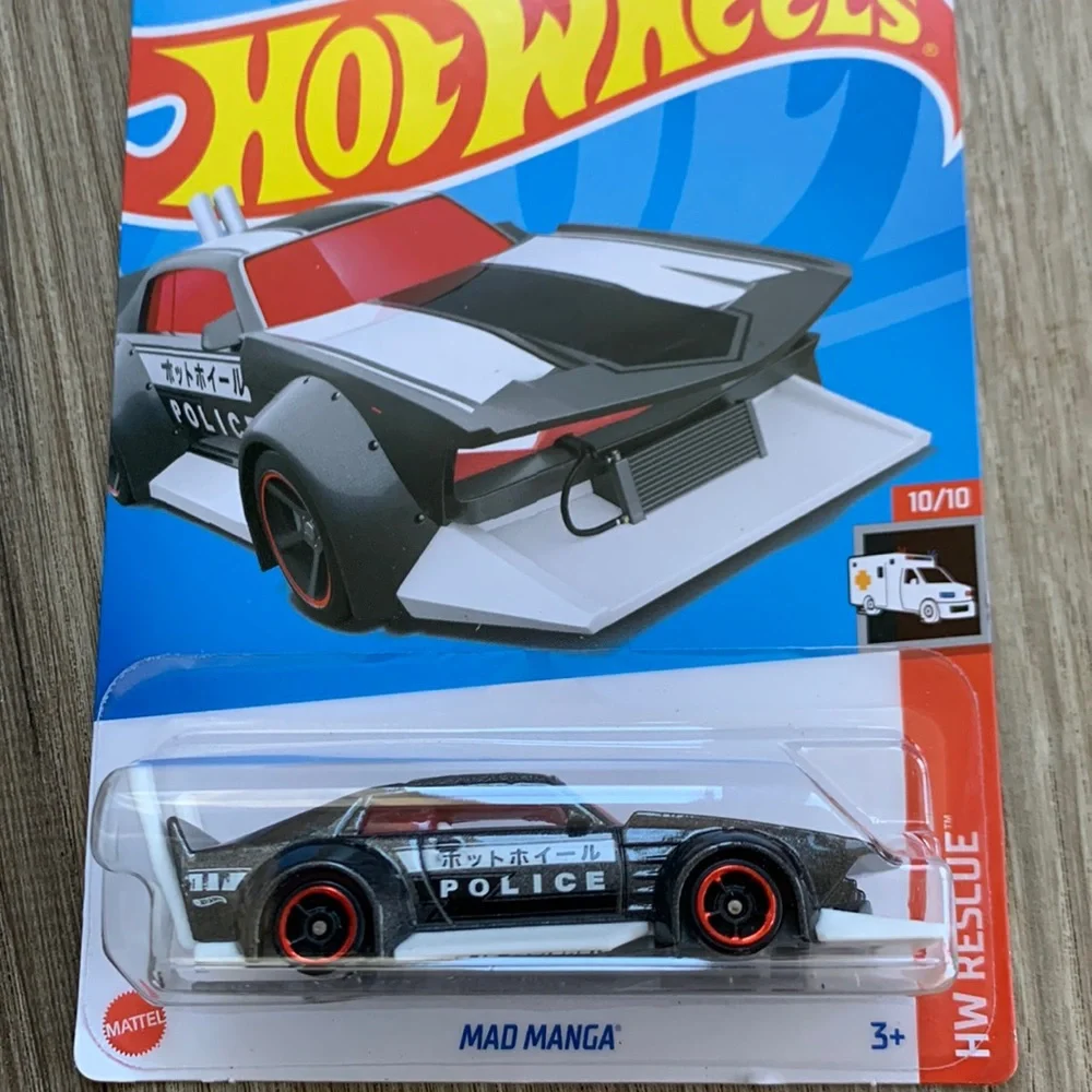 Hot Wheels Coo Car Police MAD MANGA HW Rescue Hotwheels Squad Vehicle 🆕